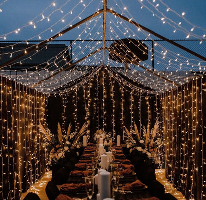 18mx3m Curtain Fairy Lights